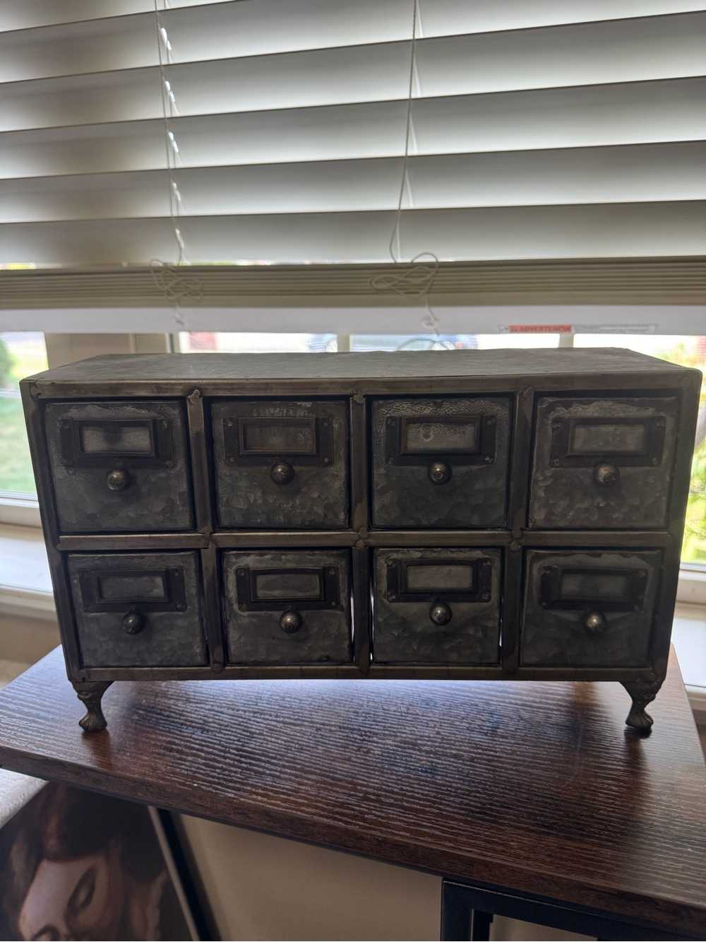 Hobby Lobby Industrial Galvanized Metal 8-Drawer Storage Chest